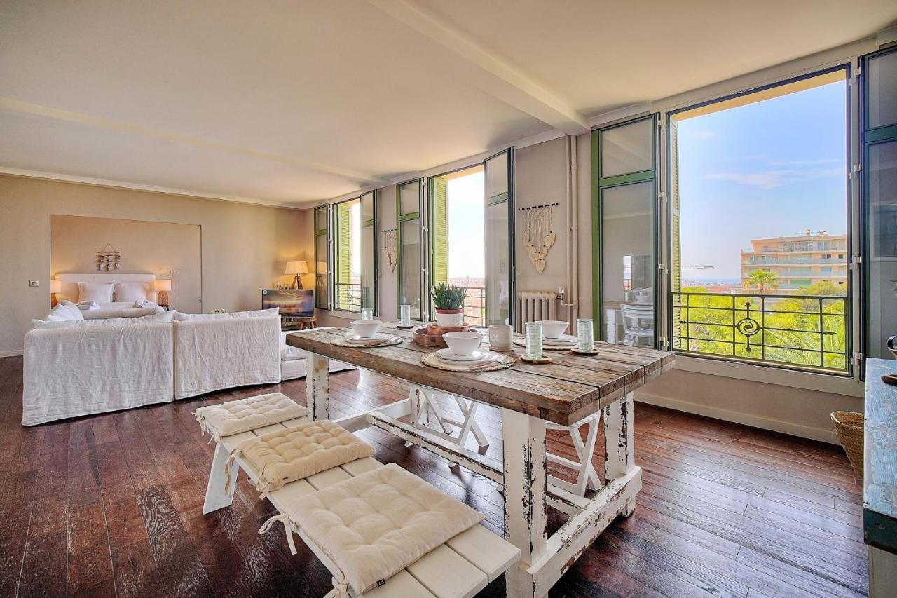 Immogroom - Large Apartment - Parking - Air Conditioning - Sea View - Wifi Cannes Zewnętrze zdjęcie